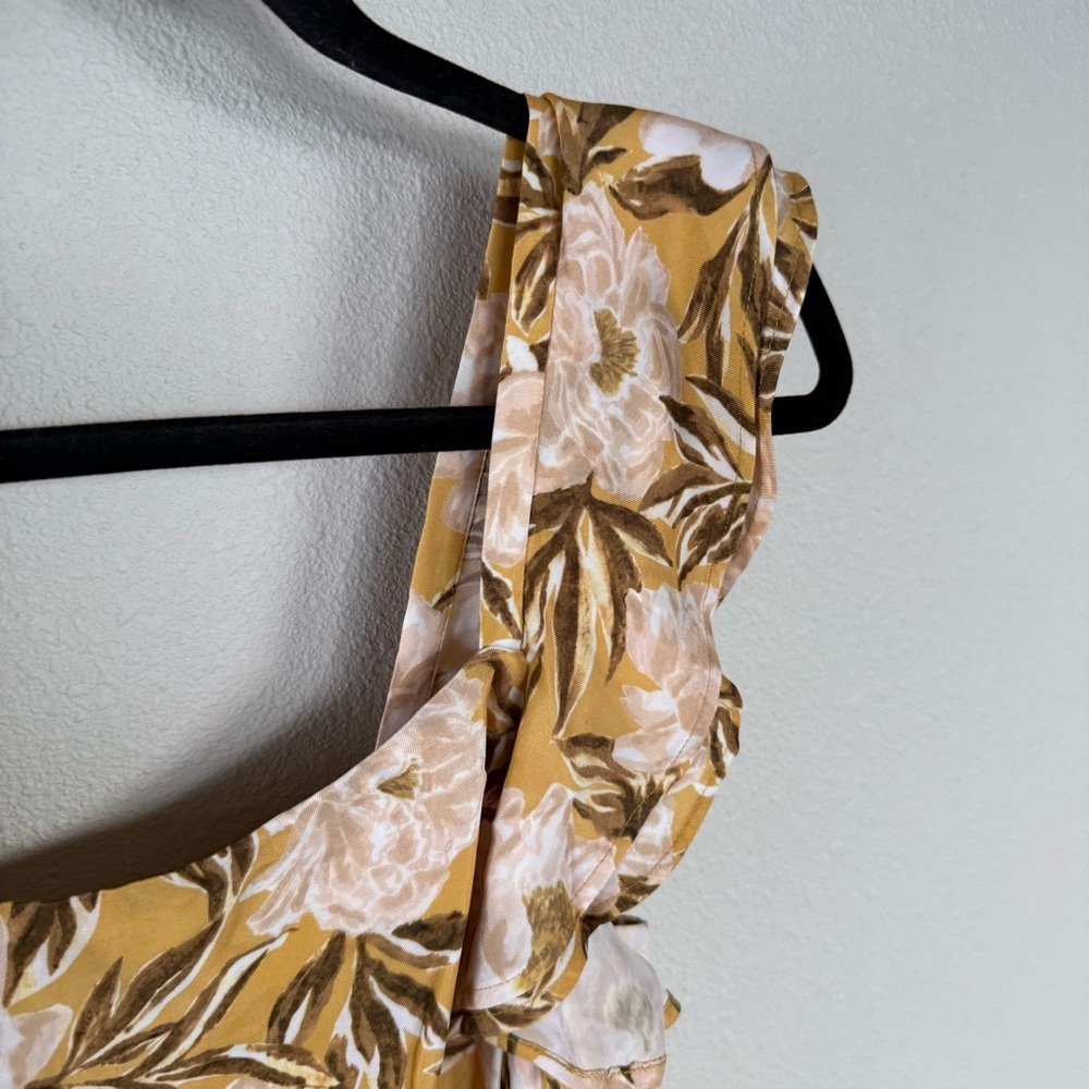 New Madewell Angelina Dress Chamomile Tea Yellow NWT Preppy Casual Women’s 6 - Picture 6 of 16